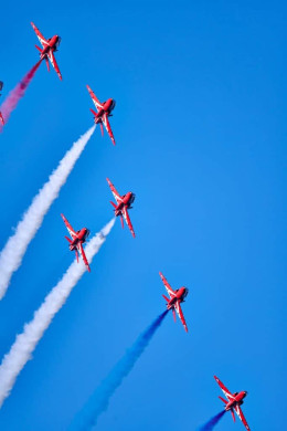 RAF Red Arrows in Vancouver #redarrowstour : Nikon Z7 and Nikkor VR 500mm f/5.6 PF